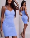 Rochie - cod 63286 - cer albastru