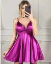 Rochie - cod 37706 - ciclamă