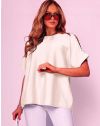 Bluza - cod 80318 - bej