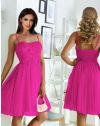 Rochie - cod 89456 - ciclamă