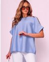 Bluza - cod 80318 - albastru deschis