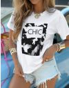 Tricou - cod 60056 - alb