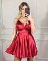 Rochie - cod 37706 - rosu