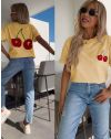Tricou - cod 100667 - galben