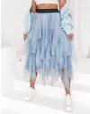 Fusta - cod 22980 - albastru deschis