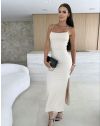 Rochie - cod 63456 - alb