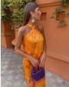 Rochie - cod 91590 - portocaliu