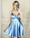 Rochie - cod 37706 - cer albastru