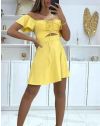 Rochie - cod 65038 - galben