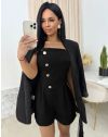 Salopete - cod 25718 - negru