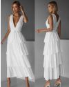 Rochie - cod 37689 - alb