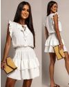 Rochie - cod 91636 - alb