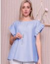 Bluza - cod 11523 - albastru deschis