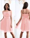 Rochie - cod 92596 - roz pal