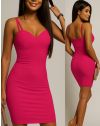 Rochie - cod 63286 - ciclamă