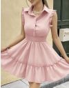 Rochie - cod 77686 - roz deschis