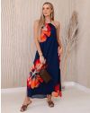 Rochie - cod 31988 - albastru închis