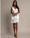 Rochie - cod 90946 - alb