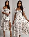 Rochie - cod 90836 - alb